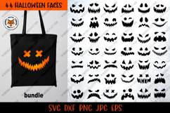 Halloween Face Bundle SVG, Pumpkin Faces Bundle SVG Product Image 2