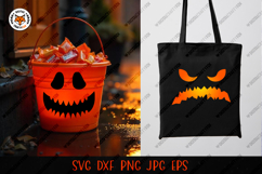 Halloween Pumpkin Face SVG, Pumpkin Faces Cut File SVG Product Image 2