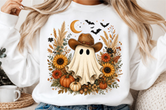 Halloween fall Ghost boho Png Product Image 3
