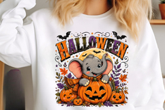 Halloween Fall Pumpkin Sublimation PNG Product Image 3