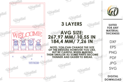 Halloween Family Sign Laser Cut. Halloween Sign SVG Product Image 2