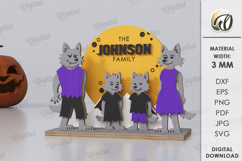 Halloween Family Bundle Laser Cut. Halloween Stand Decor SVG Product Image 12