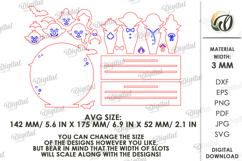 Halloween Family Laser Cut. Halloween Stand Decor SVG Product Image 2