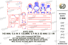 Halloween Family Laser Cut. Halloween Stand Decor SVG Product Image 2