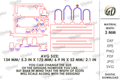 Halloween Family Laser Cut. Halloween Stand Decor SVG Product Image 2