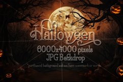 Halloween Backdrops, Halloween Fantasy Backgrounds BUNDLE Product Image 2