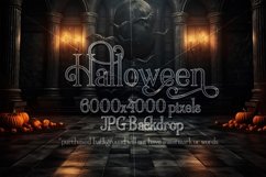 Halloween Backdrops, Halloween Fantasy Backgrounds BUNDLE Product Image 17