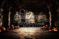 Halloween Backdrops, Halloween Fantasy Backgrounds BUNDLE Product Image 21