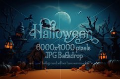 Halloween Backdrops, Halloween Fantasy Backgrounds BUNDLE Product Image 26