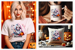 goth girl png, halloween goth png, pumpkin girl png, spooky girl clipart, gothic halloween, halloween sublimation, printable halloween png, witch aesthetic png, halloween design, halloween t shirt design