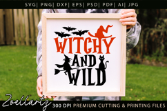 Witchy Halloween SVG for Cricut Spooky T-shirt Mug Design Product Image 4