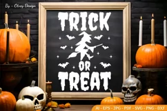 Halloween Farmhouse sign SVG | Halloween Tshirt SVG Product Image 1