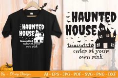 Halloween Farmhouse sign SVG | Halloween Tshirt SVG Product Image 2