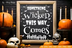 Halloween Farmhouse sign SVG | Halloween Tshirt SVG Product Image 1