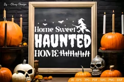 Halloween Farmhouse sign SVG | Halloween Tshirt SVG Product Image 1