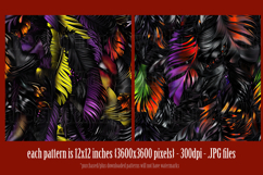 Halloween Patterns, Halloween Feathers Seamless Pattern, s10 Product Image 3