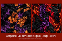 Halloween Patterns, Halloween Feathers Seamless Pattern, s14 Product Image 3