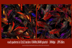 Halloween Patterns, Halloween Feathers Seamless Pattern, s16 Product Image 2