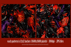 Halloween Patterns, Halloween Feathers Seamless Pattern, s4 Product Image 3
