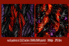 Halloween Patterns, Halloween Feathers Seamless Pattern, s6 Product Image 3