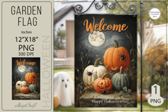 Welcome Garden flags| Garden Flag Sublimation|autumn flag Product Image 1