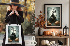 Trick or Treat halloween Garden flags| Sublimation skeleton Product Image 2