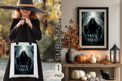 Trick or Treat halloween Garden flags| Sublimation skeleton Product Image 2