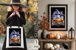 Halloween Garden flags|Garden Flag Sublimation pumpkin ghost Product Image 2