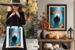 Happy halloween Garden flags| Sublimation skeleton| death Product Image 2