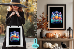 Halloween Garden flags|Halloween Sublimation pumpkin ghost Product Image 2