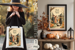 Trick or Treat Garden flags| Sublimation children scarecrow Product Image 2
