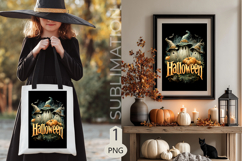 Halloween Garden flags|Garden Flag Sublimation pumpkin ghost Product Image 2