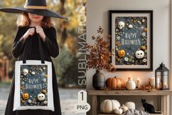 Happy halloween Garden flags| Garden Flag Sublimation Product Image 2