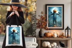 Trick or Treat Garden flags| Sublimation scarecrow crows Product Image 2