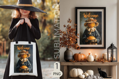 Welcome Garden flags| Garden Flag Sublimation|autumn flag Product Image 2