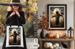 Trick or Treat Garden flags| Sublimation scarecrow crows Product Image 2