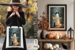 Halloween Garden flags|Halloween Sublimation pumpkin ghost Product Image 2