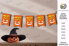 Halloween Flags Bundle LaserCut. Halloween Decor SVG Product Image 12