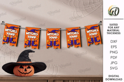 Halloween Flags Bundle LaserCut. Halloween Decor SVG Product Image 10