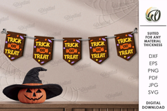 Halloween Flags Bundle LaserCut. Halloween Decor SVG Product Image 11