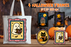 Coquette Halloween Vintage Frame Clipart Bundle | Spooky Product Image 7