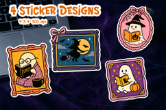 Halloween Vintage Frame Sticker Bundle | 48 Coquette Clipart Product Image 13