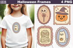 Halloween Frames Clipart | Hand Drawn Halloween Product Image 1