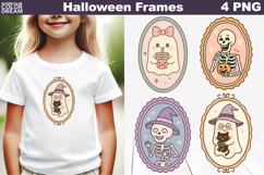 Halloween Frames Clipart | Hand Drawn Halloween Product Image 1