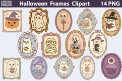 Halloween Frames Clipart Bundle | Hand Drawn Halloween Product Image 2