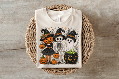 Halloween Friends Rhinestone PNG Design Product Image 6