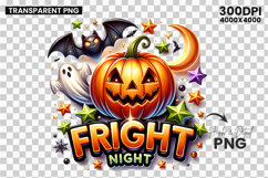 alloween fright night png, fright night ghost pumpkin clipart, halloween spooky party design, ghost pumpkin fright night art, pastel fright night printable, halloween ghost and pumpkin png, fright night event clipart, cute halloween scary design, ghost pu