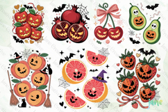 Halloween Fruit Mash-Up Clipart Bundle Product Image 8