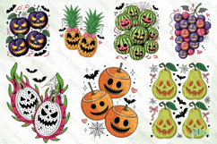Halloween Fruit Mash-Up Clipart Bundle Product Image 7