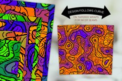 Halloween Doodle Skinny Tumbler Sublimation Wraps - Set of 6 Product Image 4